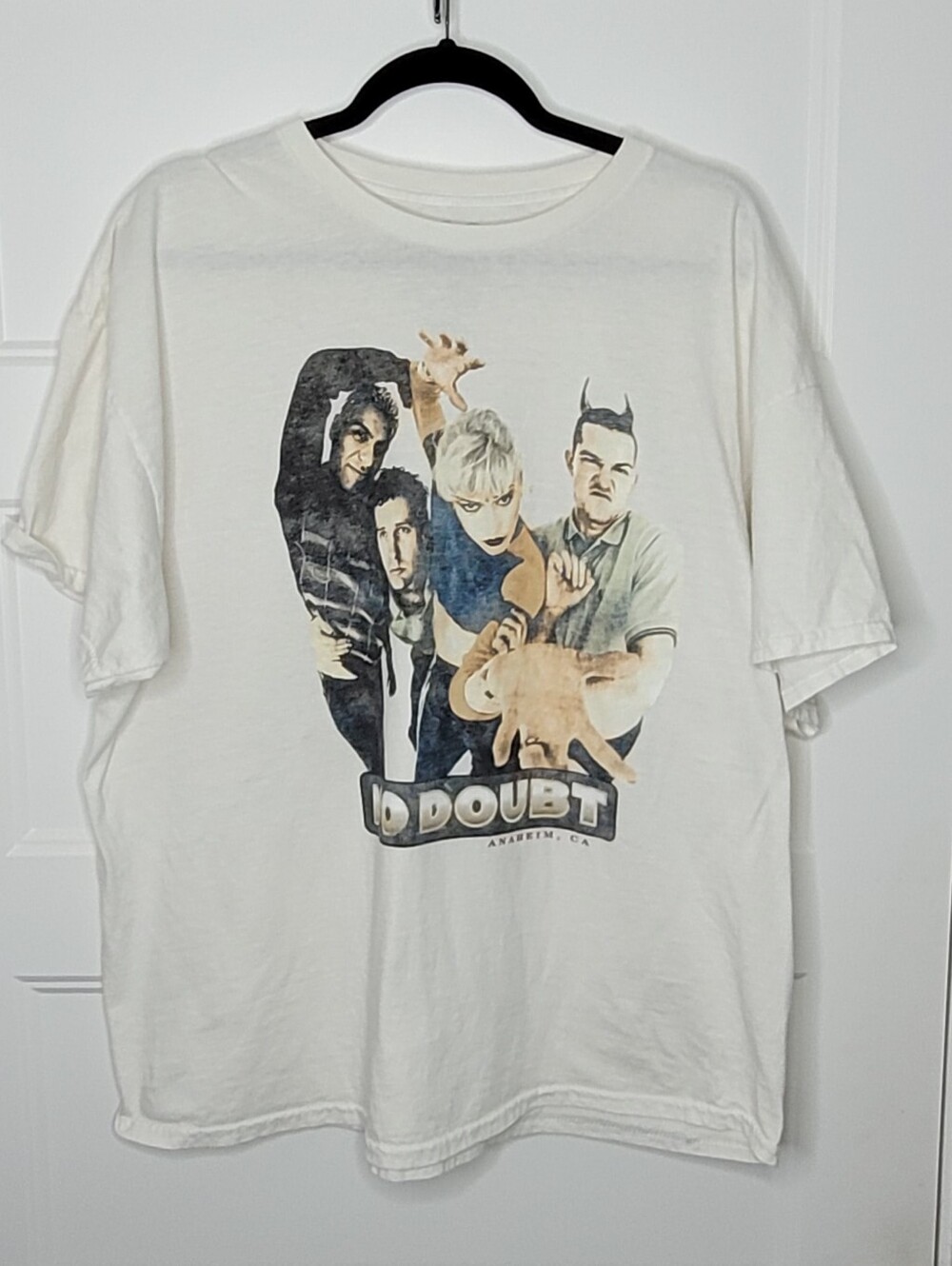 vintage style 1996 No Doubt Anaheim, CA band graphic t-shirt Size XL